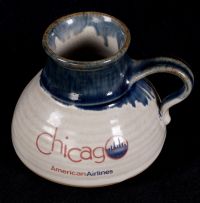 Chicago American Airlines Spill Proof Stoneware Drip Ware Coffee Mug
